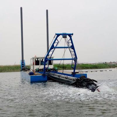 China Construction works 500 Meters Distance Mining Pump Dredger 8 Inch Cutter Suction Sand Pump Dredger 10 Meters Drive Hydraulic Dredger Depth Dredge for sale