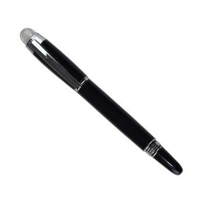 China Office & New School Pen Top Quality Fashion Design Black Metal Rollerball Pens With Crystal for sale