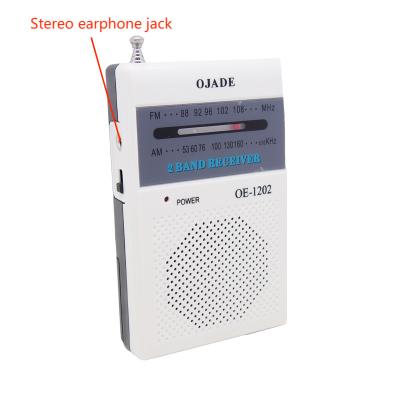 China Rádio FM AM portátil certificado com Mini Pocket Size e material de plástico ABS à venda
