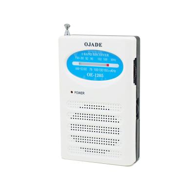 China Mini Portable Pocket AM FM Radio with Band Switching Function and ABS Plastic Material Weighing 95g for sale