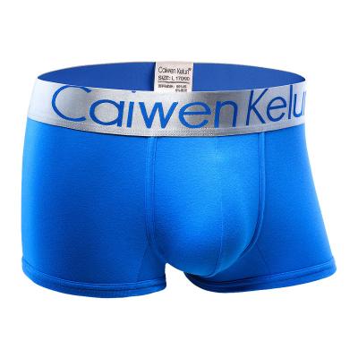 China Cotton Antibacterial Thin Silk Flat Modal Crotch Angle Ice Anti Bacterial Boxer Shorts Men's Underwear for sale