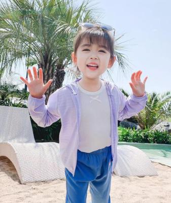 China Long Sleeve New Arrival Summer Air Moisture Wicking Kids Zipper Hoodie Sun-protective Apparel for sale