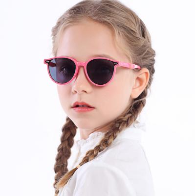 China Cool High Quality Hot Sale UV400 For Kids Outdoor Sandbeach Round Frame Sunglasses for sale