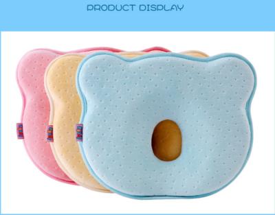 China Comfortable Cartoon Sponge For Shape Correction Baby Care Infant Head Pillow for sale