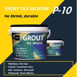 중국 Glitter Epoxy Mortar Grout Flexible Smooth Waterproof Epoxy Ceramic Tile 3kg / Barrel 판매용