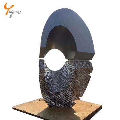 China Abstract polished surface sculpture in stainless steel from Europe for sale