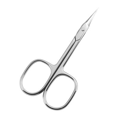 China Personal Care Beauty Tools Curved Blade Slim Scissors Precise Pointed Tip Grooming Scissors Cuticle Scissors For Dead Skin Trimming for sale