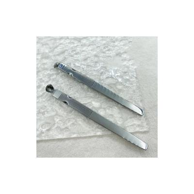 China Personal Care Beauty Tools Good Price Of New Product Customized Logo Personal Care Beauty Tools Sliver Nail Cuticle Pusher for sale