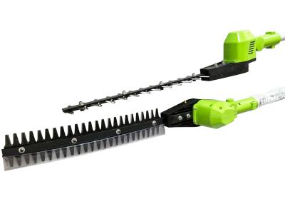 China 550mm 36V Long Pole Hedge Trimmer Cordless Lightweight Long Cutter Bar 300mm for sale