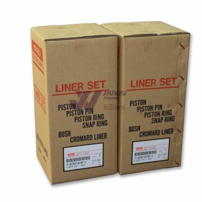 China Construction works Jiuwu Power Excavator EX200 6BD1 Engine Cylinder Liner Kit 1-87811378-1 for sale