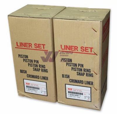 China Construction works Jiuwu Power EX200-5 6BG1 Excavator Engine Cylinder Liner Set 1-87811959-1 for sale
