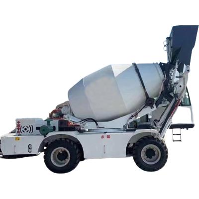 China Construction works 3.5CBM Hydraulic Articulated Self Loading Planetary Types Concrete Mixers Truck For Sale for sale