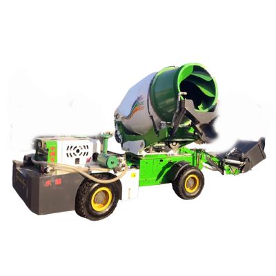 China Construction works New Chinese 2CBM Self Loading Concrete Mixer Truck Price for sale