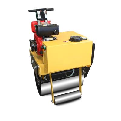 China Construction works Large Wheel Road Roller 0.5ton 1ton 2ton Road Single Wheel Steel Walking Roller Single Compaction Machinery for sale