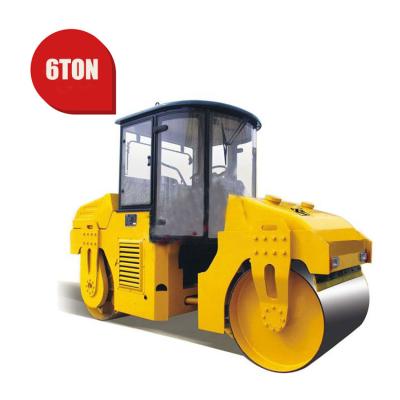 China Construction works Cheap Price Small Diesel Hydraulic Full Ride On 6ton 8ton 10ton Vibratory Mini Road Roller for sale