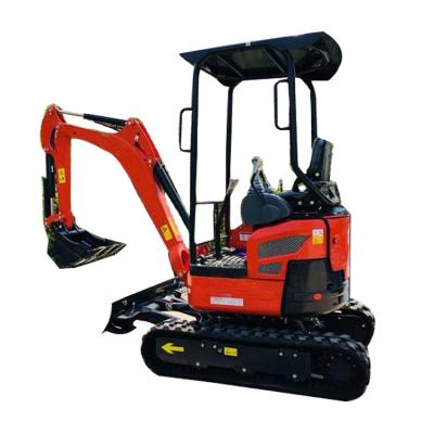 China Construction works Factory Price Crawler Mini Bagger 1ton 1.5ton 1.8 Ton Swing Boom Mini Excavator for sale