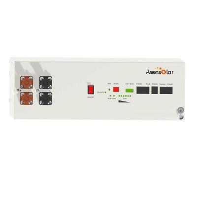 China AMENSOLAR 5.12KW 100AH Battery Installation Solar Power Storage Lithium Battery Pack LifePO4 CATL Cells 5.12KW for sale