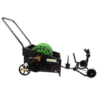 China IRRIGLAD 20M Manual Speed Adjustment Adjustable Irrigation Sprinkler Lawn and Garden Hose Reel Moving Water Cart for sale