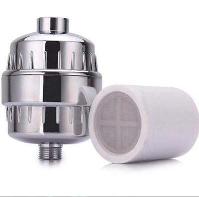 China Household 15 stage shower filter with a cartridge inside the filter and an extra spare BN-02 cartridge for sale