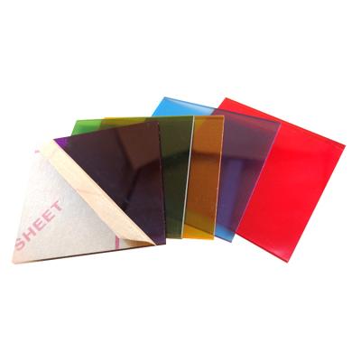 China Professional Pmma Factory Transparent Colored Sheets Color Acrylic Board for sale