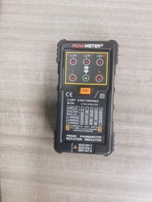 China PEAKMETER PM5900 3 Motor Rotation Indicator Meter Sequence Tester Rotary Field Indicator 3 Phase System Motor Testing Multimetro for sale