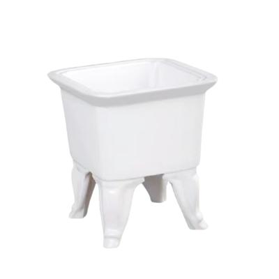 China Movable chinese ceramic pool incleaning mop wash basin modern ceramic sink broom for bathroom for sale