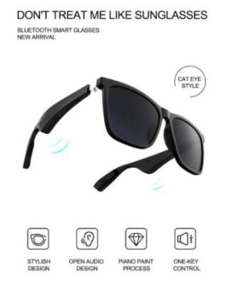 China lentes de la música de Bluetooth de los vidrios del mejor vendedor TWS del aonike con gafas elegantes audios inalámbricas del Presidente en venta