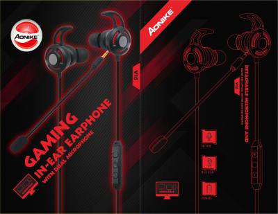 China Auriculares de la radio del juego de ordenador 102dB el 1.2m con el micrófono en venta