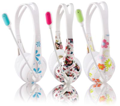 China Auriculares educativos atados con alambre 32Ohm de 3.5m m Jack 40m m en venta