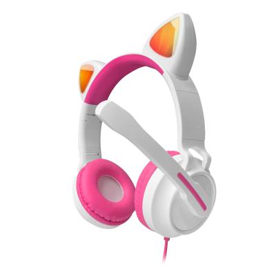 China Estéreo DE ALTA FIDELIDAD adulto Cat Headphones Wireless Earphones With linda Mic en venta
