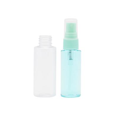China 100ml Clear Plastic Clear PET Bottle Recyclable Material Plastic Spray Bottle for sale