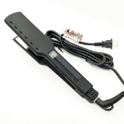 China Safety Logo Custom Private Label Frosted Ceramic Iron Hair Straightener Steam for sale