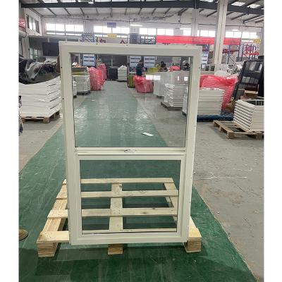 China 14 Jahre Produktionserfahrung UPVC Single Hang Window und vertikales Schieben mit Neigung zu verkaufen