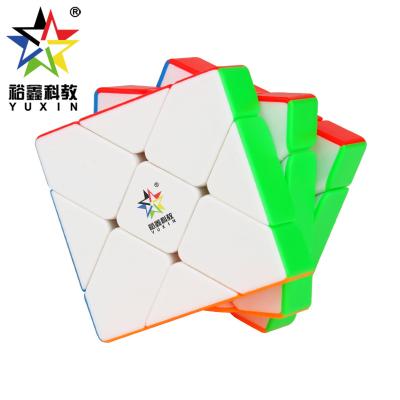 China Professional FLASHING Cube Brain Teaser Toys Gift in Yuxin Black Kylin 1542 Design Pack-grade YiLeng 3x3 Speed Puzzle Stickerless Anti-POP for sale
