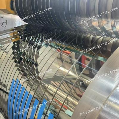 China 301 Stainless Steel Strip Full Hard Temper Custom Width/Thickness for Spring & Clip Manufacturing for sale