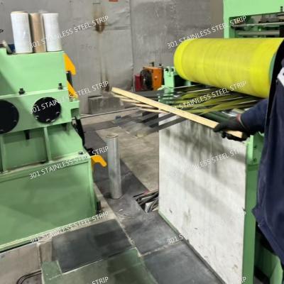 China SUS301 Half-Hard Stainless Steel Strips 1/2H Spring Strip Coils ASTM JIS GB Standard for sale