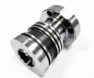 China 1,2344 el CNC de la alta precisión trabajó a máquina componentes plásticos del molde de las piezas tornea piezas en venta