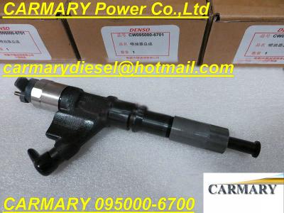 China DENSO common rail injector 095000-6701,095000-6700 for HOWO VG1540080017A for sale