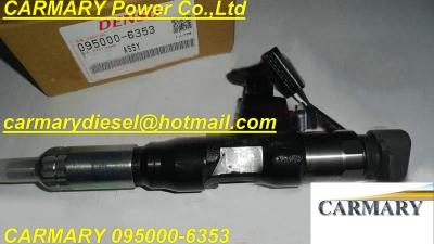 China Denso common rail injector 095000-6353 095000-6352 for KOBELCO SK200-8 SK260-8 for sale
