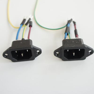 China IEC 3pin AC Power Electronic Custom Cord Cable ODM OEM Harness Set for sale
