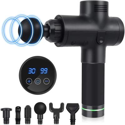 China Wireless Deep Tissue Body Massage Gun 30 Speed Electric Vibration Percussion Percussion Muscle Relax For Body Massager for sale