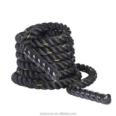 China Durable Strand Twisted Polyester Factory Hot Sale Battle Rope Training For Sale for sale