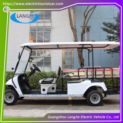 China Electric Ambulance Car 2 Seats+1 Bed 48V/5KW ac Motor For Airport Park for sale