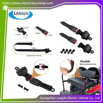 China EZGO TXT Golf Club Car Seat Belt Kit With Bracket for sale