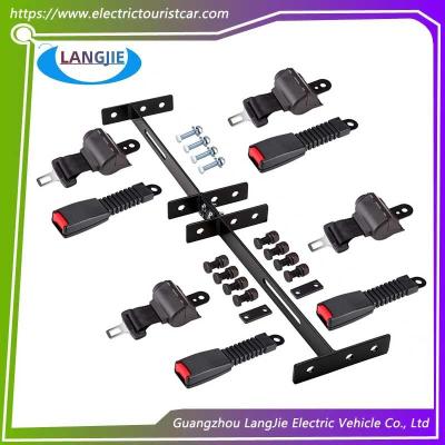 China Golf Cart EZGO TXT Adjustable Universal Seat Belt And Bracket Kit for sale