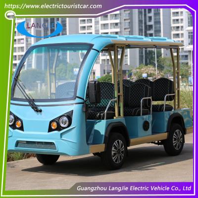 China 8 seats Electric Sightseeing Car With Superior Cruising Capacity 48 Volt 5KW AC Motor for sale