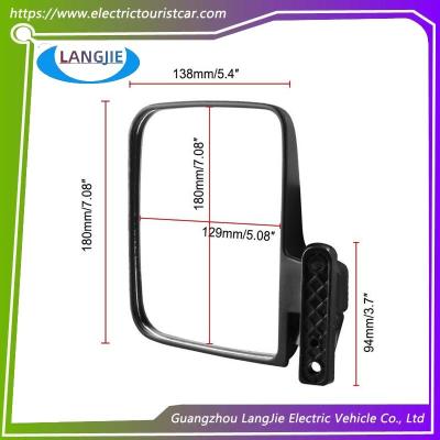 China Reverse Mirror EAGLE Electric Sightseeing Car Parts Patrol Car Side Mirror for sale