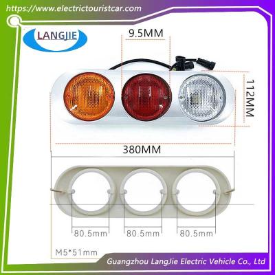 China Four Wheel Electric Sightseeing Car EAGLE Rear Taillight Assembly Enclosed Exhaust Light Accessories for sale