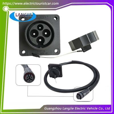 China EXCAR Charger Plug And Connection Socket 220V Golf Cart Parts for sale