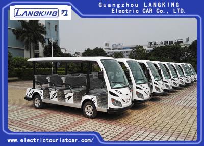 China Weiße Farbelektrische Shuttle-Fahrzeuge mit nullverschmutzungs-langem Service des Sitzer-11 zu verkaufen